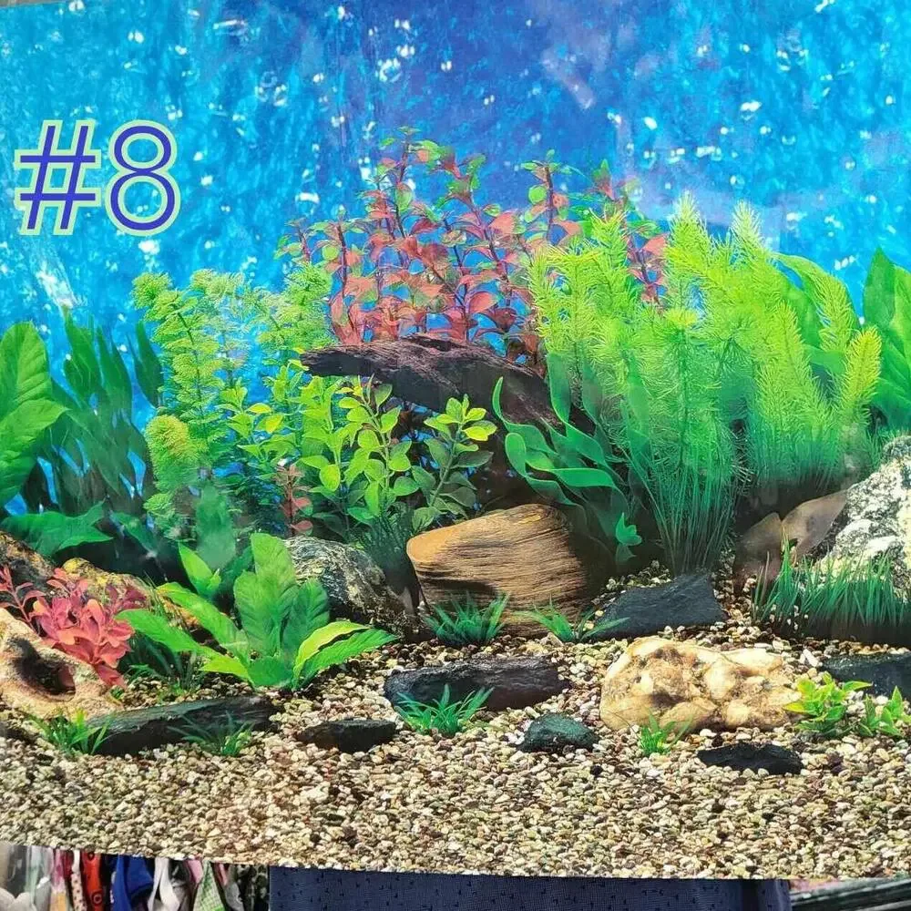 Aquarium/ Reptile Tank Backgrounds Choose your size- Double sided for added fun.